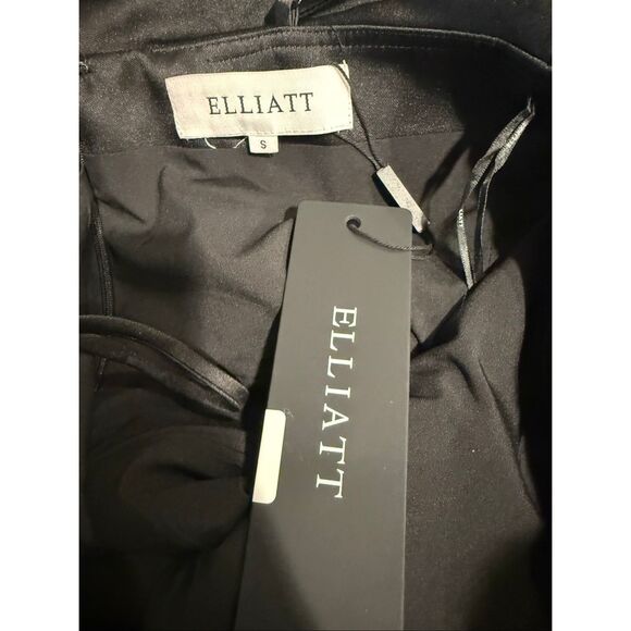 Elliatt Reyna Tiered Maxi Dress in Black wedding Guest Cocktail size S NWT - Picture 8 of 8